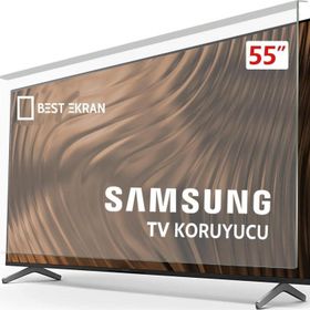 Bestoclass 8562147537716 Samsung 139 Ekran Curved 55 İnç Uyumlu TV Ekran Koruyucu