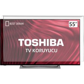 Bestoclass 8562147537823 Toshiba 139 Ekran Curved 55 İnç Uyumlu TV Ekran Koruyucu