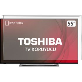 Bestoclass 8562147537823 Toshiba 139 Ekran Curved 55 İnç Uyumlu TV Ekran Koruyucu