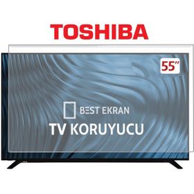 Bestoclass 8562147537823 Toshiba 139 Ekran Curved 55 İnç Uyumlu TV Ekran Koruyucu