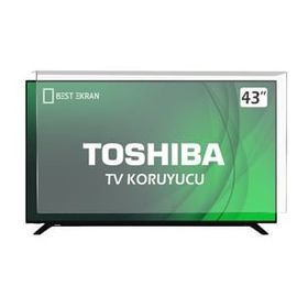 Bestoclass 8562147537858 Toshiba 43 İnç Curved 107 108 Ekran Uyumlu TV Ekran Koruyucu