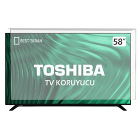 Bestoclass 8562147537897 Toshiba 23 İnç 58 Ekran Uyumlu TV Ekran Koruyucu