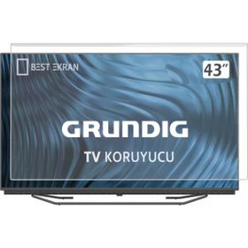 Bestoclass 9856472162133 Grundig 43 İnç Curved 107 108 Ekran Uyumlu TV Ekran Koruyucu