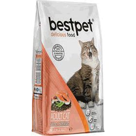 Bestpet 1 kg Yetişkin Kısırlaştırılmış Kedi Maması Somonlu