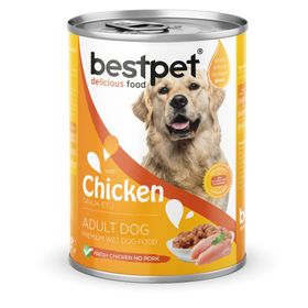 Bestpet 12x400 gr Tavuk Etli Köpek Yaş Maması