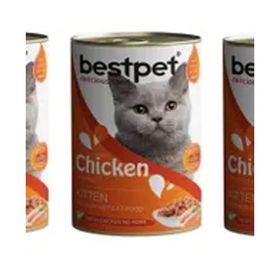 Bestpet 3x400 gr Tavuklu Yavru Kedi Konservesi