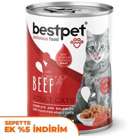 Bestpet 400 gr Gravy Parça Sığır Etli Kedi Konservesi