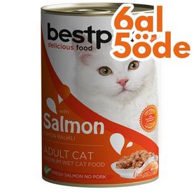 Bestpet 400 gr Gravy Parça Somonlu Kedi Konservesi