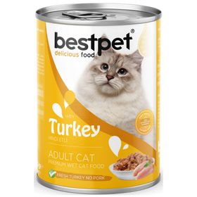 BestPet 400 gr Hindi Etli Yetişkin Kedi Konservesi