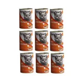 Bestpet 6x400 gr Tavuklu Yavru Kedi Konservesi