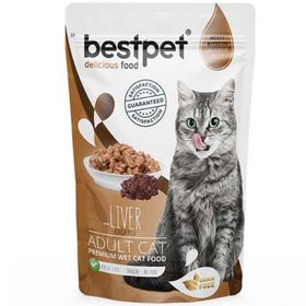 Bestpet 85 gr Ciğerli Yetişkin Kedi Maması