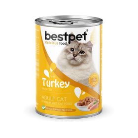 Bestpet 85 gr Gravy Soslu Hindili Yetişkin Konserve Kedi Maması