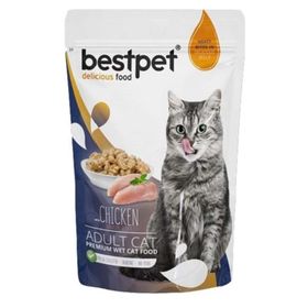 Bestpet 85 gr Tavuklu Yetişkin Kedi Yaş Maması