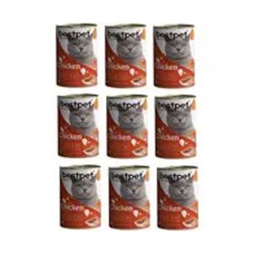 Bestpet 9x400 gr Tavuklu Yetişkin Kedi Konservesi