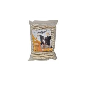 Bestpet Burgu Beyaz Kemik Çubuk 350 gr Köpek Ödülü