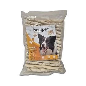 Bestpet Burgu Beyaz Kemik Çubuk 350 gr Köpek Ödülü