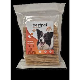 Bestpet Burgu Doğal Kemik Çubuk 350 gr Köpek Ödülü