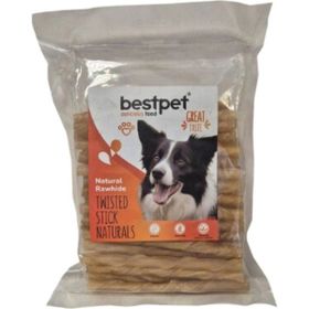 Bestpet Burgu Doğal Kemik Çubuk 350 gr Köpek Ödülü