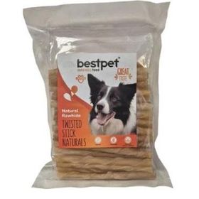 Bestpet Burgu Doğal Kemik Çubuk 350 gr Köpek Ödülü