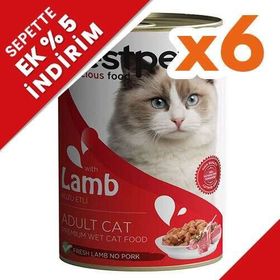 Bestpet Gravy Lamb Parça Kuzu Etli 6x400 gr Kedi Konservesi