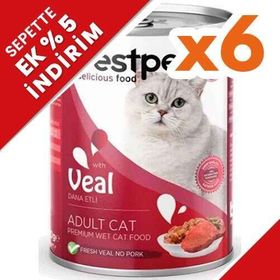 Bestpet Gravy Parça Dana Etli 6x400 gr Kedi Konservesi