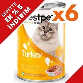 Bestpet Gravy Parça Hindi Etli 6x400 gr Kedi Konservesi