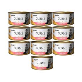 BestPet Gurme 10x100 gr Somonlu Kedi Konservesi