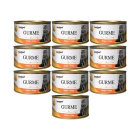 BestPet Gurme 10x100 gr Somonlu Kedi Konservesi