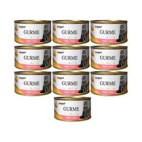 BestPet Gurme 10x100 gr Somonlu Kedi Konservesi