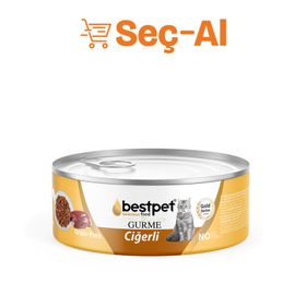 Bestpet Gurme Ciğerli Soslu Yetişkin 85 gr Kedi Konservesi