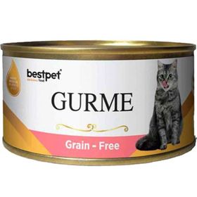Bestpet Gurme Jöle İçinde Somonlu Tahılsız 100 gr Kısırlaştırılmış Kedi Konservesi