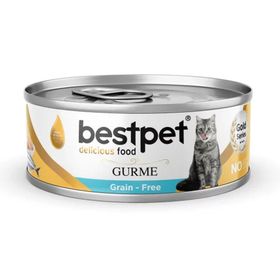 Bestpet Gurme Jöle İçinde Ton Balıklı ve Hamsili Tahılsız 85 gr Yetişkin Kedi Konservesi