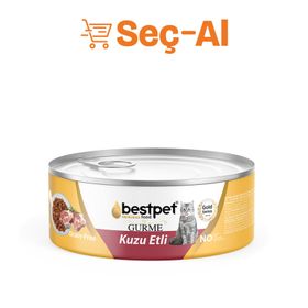 Bestpet Gurme Kuzu Eti Soslu Yetişkin 85 gr Kedi Konservesi