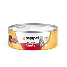 Bestpet Gurme Sığır Etli Soslu Yetişkin 85 gr Kedi Konservesi
