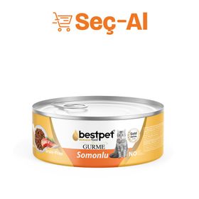 Bestpet Gurme Somon Soslu Yetişkin 85 gr Kedi Konservesi