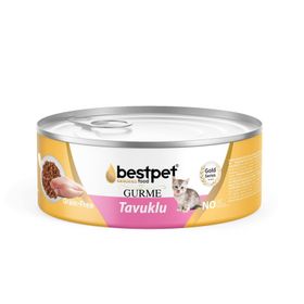 Bestpet Gurme Soslu Tavuklu 85 gr Yavru Kedi Konservesi