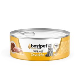 Bestpet Gurme Tavuklu Soslu Yetişkin 85 gr Kedi Konservesi