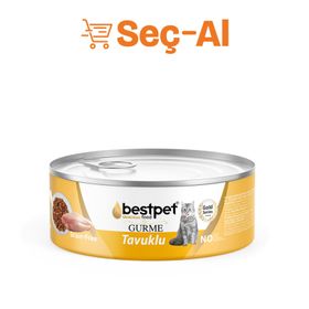 Bestpet Gurme Tavuklu Soslu Yetişkin 85 gr Kedi Konservesi