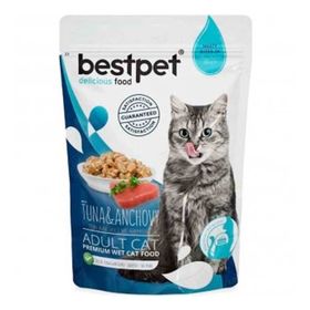 Bestpet Jelly Ton ve Hamsili 85 gr 50 Adet Kedi Maması