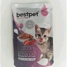 Bestpet Kitten Jelly 85 Gr x 12 adet Tavuklu Kedi Maması