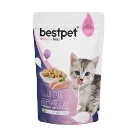 Bestpet Kitten Jelly Tavuk Etli Pouch Yavru 12x85 gr Kedi Maması