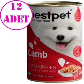 Bestpet Kuzu Etli 12x400 gr Yavru Köpek Konservesi