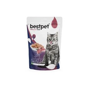 Bestpet Kuzu Etli 85 gr Yaş Yetişkin Kedi Maması
