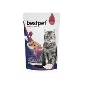 Bestpet Kuzu Etli Yetişkin Kedi Pouch Konservesi 85 gr