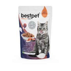 Bestpet Premium 85 gr Somonlu Kedi Pounch