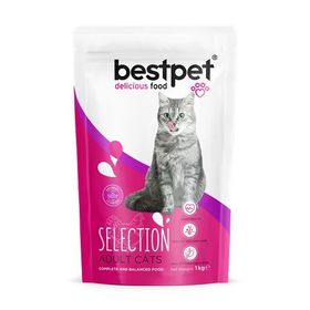 Bestpet Seçici Kediler İçin Tavuk Etli 1 kg Yetişkin Kedi Maması