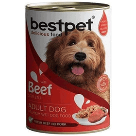 Bestpet Sığır Etli Jöle 40x415 gr Köpek Konserve