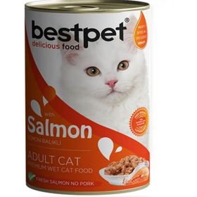 Bestpet Somonlu 400 gr Yetişkin Kedi Konservesi