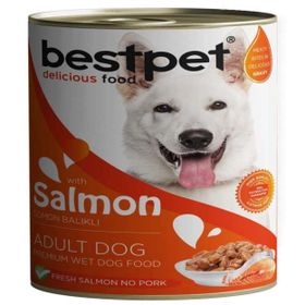 Bestpet Somonlu Parça Etli ve Soslu 400 gr Köpek Konservesi