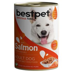 Bestpet Somonlu Parça Etli ve Soslu 400 gr Köpek Konservesi